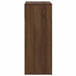 vidaXL Bibliothèque chêne marron 66x31x80 cm bois d'ingénierie
