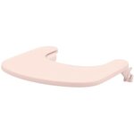 Chaise haute évolutive 3 en 1 LEMO 2 - Rose - Réglable hauteur et profondeur - Set bébé