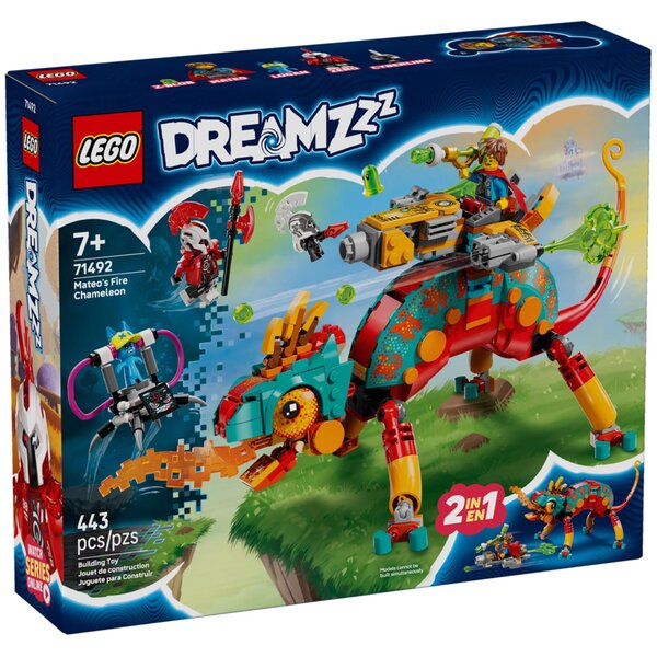 LEGO DREAMZzz - Caméléon Cracheur de Feu de Mateo - Set de Construction 71492 pour Enfants