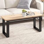 vidaXL Dessus de table 110x40x2 5 cm rectangulaire bois de pin massif