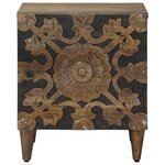 vidaXL Cabinet de chevet 2 Pièces Marron 40 x 33 5 x 46 cm