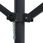 vidaXL Auvent sur pied 400 x 300 cm Anthracite