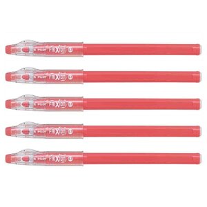 Stylo Roller FRIXION ball Sticks Pointe Moyenne Rose Corail x 5 PILOT