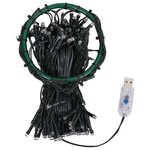 vidaXL Guirlande lumineuse filet d'arbre de Noël 300 LED 300 cm