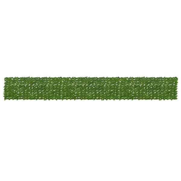vidaXL Écran de balcon avec feuilles Vert et jaune 600 x 75 cm