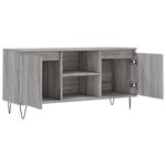 vidaXL Meuble TV sonoma gris 104x35x50 cm bois d'ingénierie
