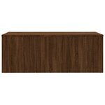 vidaXL Meuble TV Chêne marron 80x34x30 cm Bois d'ingénierie