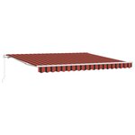 vidaXL Store manuel rétractable Anthracite 350x250 cm