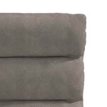vidaXL Chaise de salle à manger Gris Similicuir