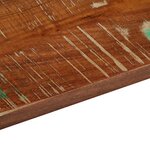 vidaXL Dessus de table 60x60x3 8 cm carré bois massif de récupération