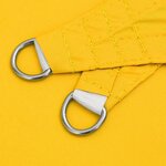 vidaXL Voile de parasol tissu oxford triangulaire 6x6x6 m jaune