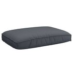 vidaXL Ensemble de Canapés Uni 2 Pièces Anthracite Bois d'Acacia Massif