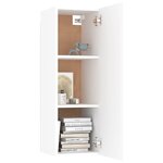vidaXL Ensemble de meubles TV 8 Pièces Blanc Bois d'ingénierie