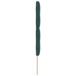 vidaXL Tête de lit LED avec bandes LED Vert 200 cm Velours