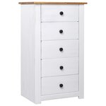 vidaXL Buffet Blanc 46x40x89 cm Pin Gamme Panama