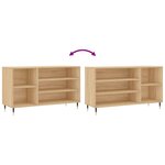 vidaXL Armoire à chaussures Chêne sonoma 102x36x60cm Bois d'ingénierie