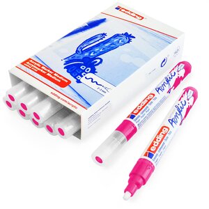 Marqueur acrylique moyen 5100 telemagenta 2-3 mm x 10 EDDING