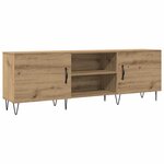 vidaXL Meuble TV chêne artisanal 150x30x50 cm bois d'ingénierie