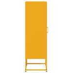 vidaXL Buffet jaune moutarde 36x39x123 cm acier