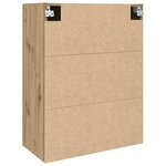 vidaXL Meuble mural Marron 69 5 x 34 x 90 cm Bois d'ingénierie