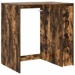 vidaXL Armoire pour machine à laver Chêne fumé 87 x 60 x 89 cm