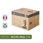 Cartons déménagement 120L (60 x 50 x 40 cm)