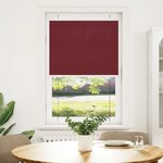 vidaXL Store plissé rouge bordeaux 75x150 cm largeur du tissu 74 4 cm