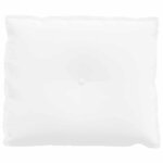 vidaXL Coussin de Dos Blanc 60 x 19 x 50 cm tissu