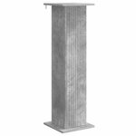 vidaXL Support de Plante Gris béton 30 5 x 30 x 100 5 cm