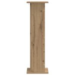 vidaXL Support de Plante Chêne artisanal 30 5 x 30 x 100 5 cm