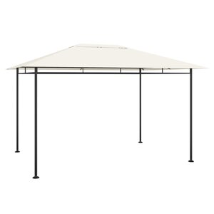 vidaXL Belvédère 384x281x270 cm Crème 180 g/m²