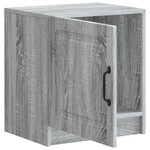 vidaXL Cabinet de chevet 2 Pièces Sonoma gris 43 x 34 5 x 47 cm