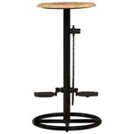 vidaXL Chaises de bar lot de 2 bois de manguier solide