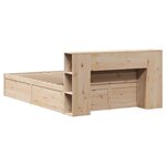 vidaXL Cadre de lit sans matelas 150x200 cm bois de pin massif