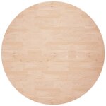 vidaXL Table de bar Ø60x90 5 cm bois massif de chêne
