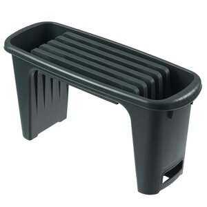 Nature Tabouret de jardinage 2-en-1 65 5 x 25 x 34 cm Vert