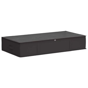 vidaXL Boîte de rangement avec fenêtre transparente Anthracite