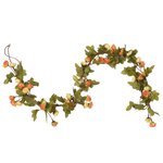 vidaXL Guirlandes de fleurs de Noël 6 Pièces rouge vif 215 cm