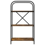 vidaXL Étagère Chêne fumé 60 x 30 x 109 cm Bois d'ingénierie