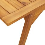 vidaXL Ensemble de balcon 3 Pièces Bois d'acacia solide