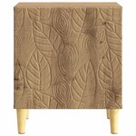 vidaXL Table de chevet Chêne artisanal 43 x 34 5 x 50 cm