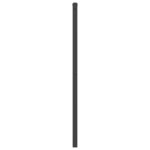 vidaXL Tête de lit métal noir 193 cm