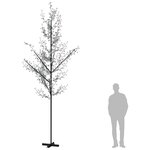 vidaXL Arbre à LED fleur de cerisier 672 LED Blanc chaud 400 cm