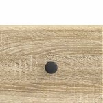 vidaXL Meuble TV Chêne Sonoma 147 x 34 5 x 30 cm Bois d'ingénierie