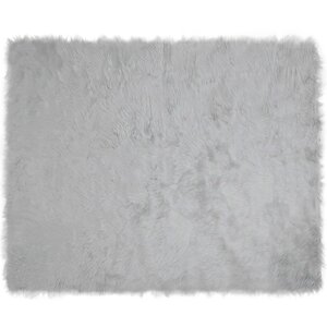 vidaXL Tapis en fausse Tafalla Gris 200 x 280 cm Polyester