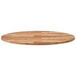 vidaXL Dessus de table rond Ø90x2 cm bois massif d'acacia