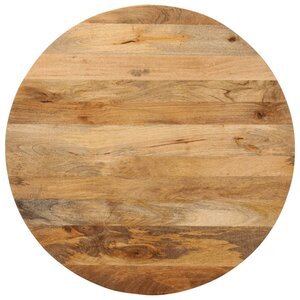 vidaXL Dessus de table Ø 80x3 8 cm rond bois de manguier massif