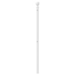 vidaXL Tête de lit métal blanc 80 cm