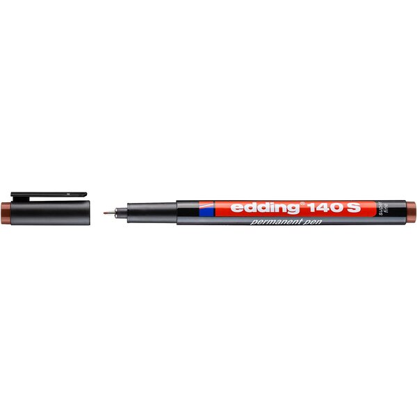 Feutre Permanent 140 s marron 0 3 mm EDDING