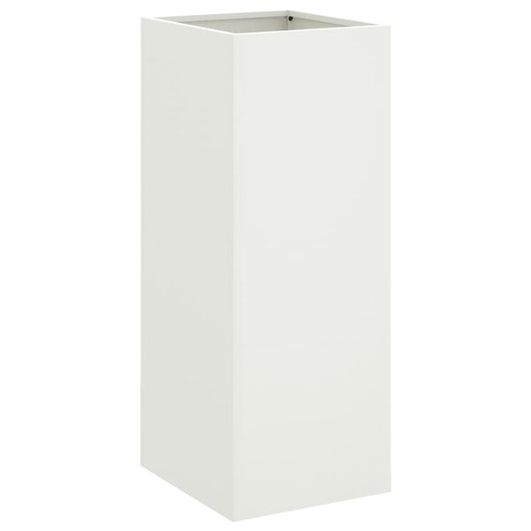 vidaXL Jardinière blanc 32x29x75 cm acier